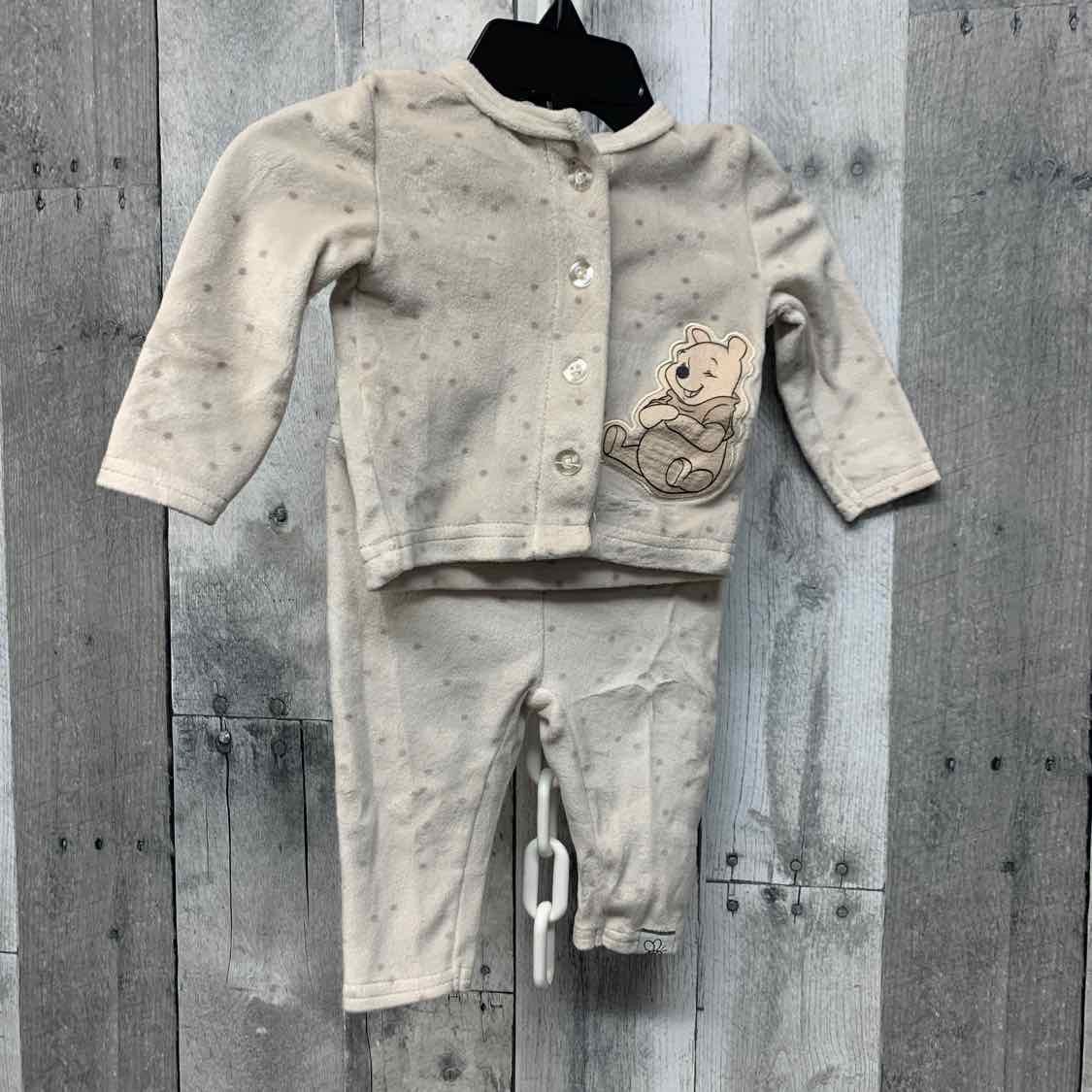 Size 0-3 Months Tan Disney Shirt/Pants