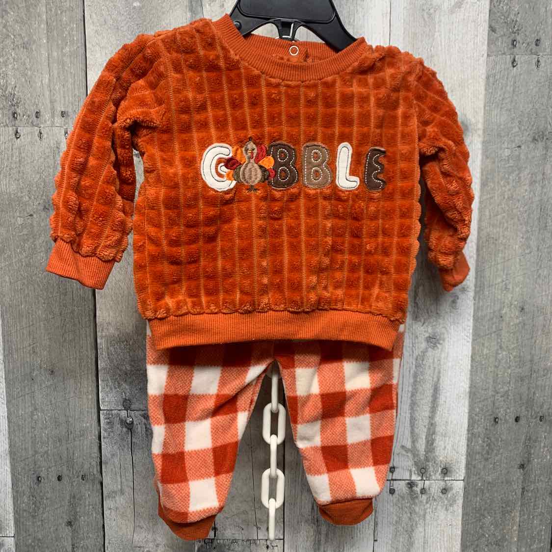 Size 6 Months Orange Baby Starters Shirt/Pants