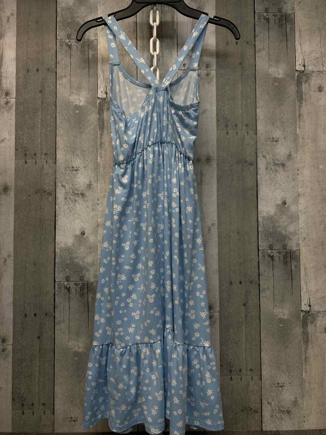 Size 8 Blue Floral Print B Brand Dress