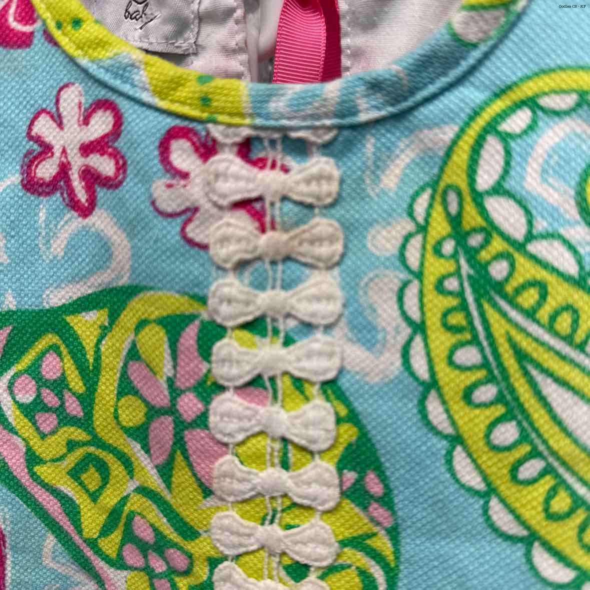 Size 2/3 Blue/Green Mud Pie Dress