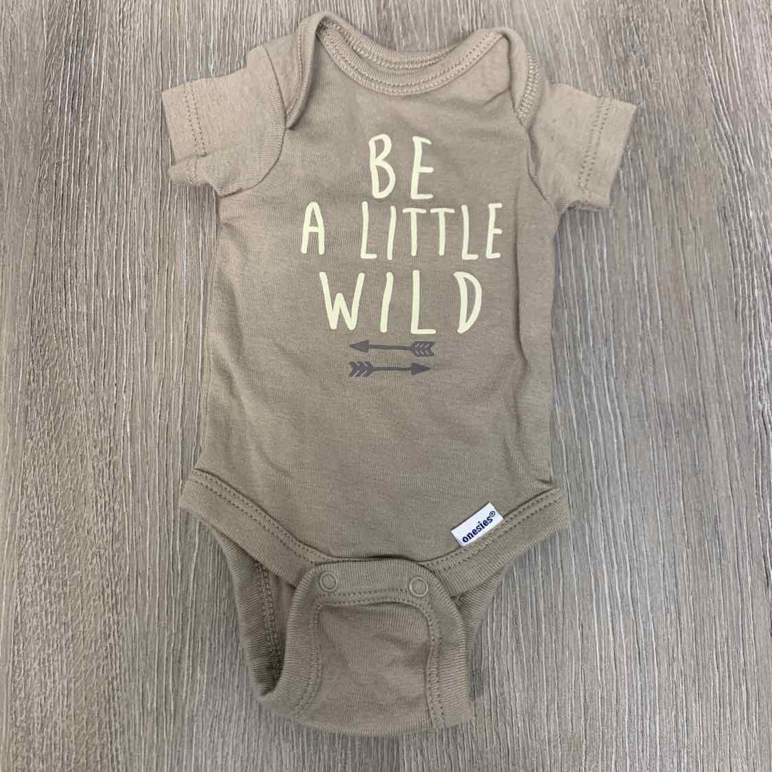 Size Preemie Tan Gerber Bodysuit
