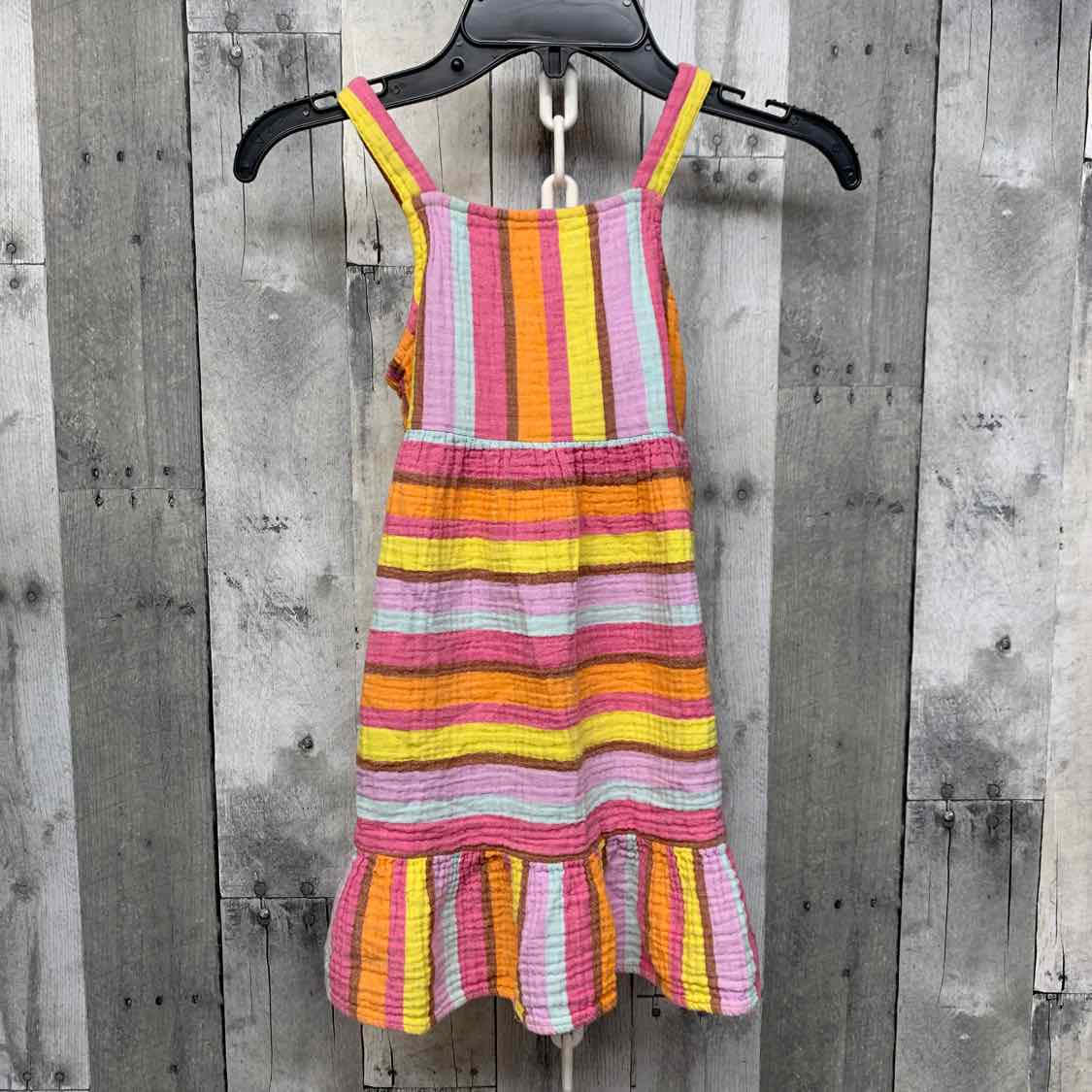 Size 5T Pink/Yellow Cat & Jack Dress
