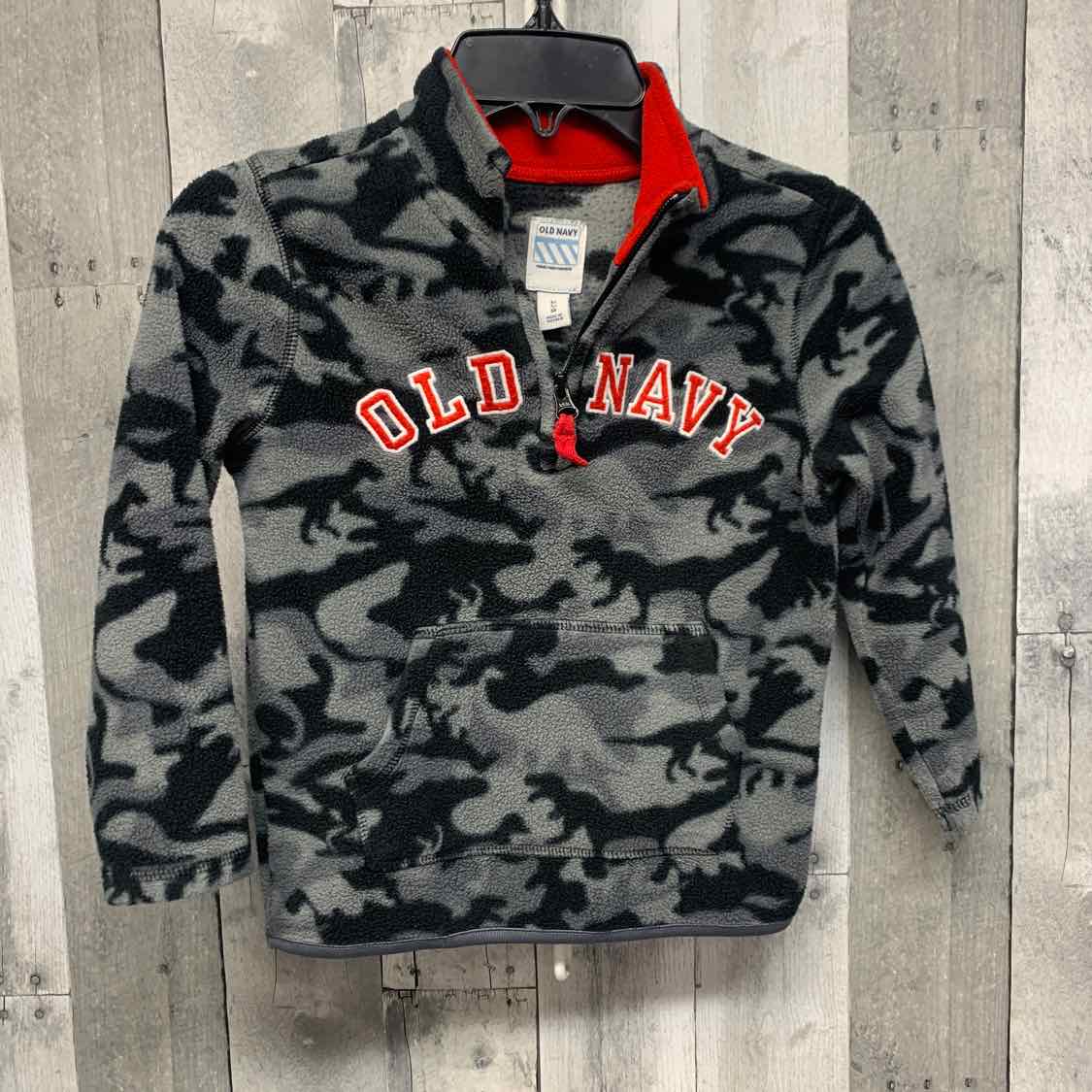 Size 5T Gray Print Old Navy Pull Over