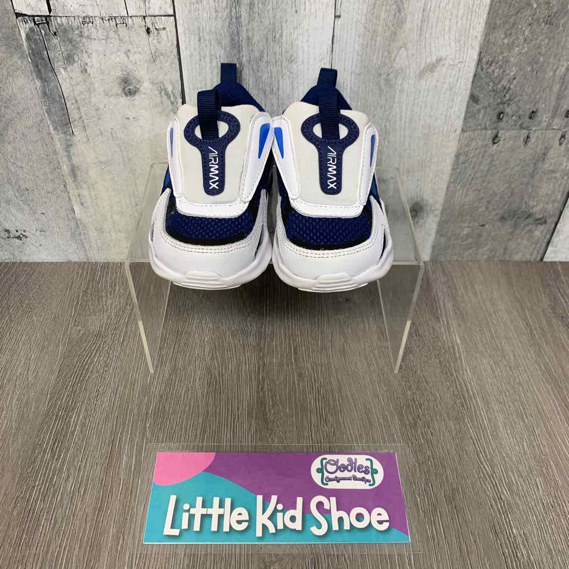 Size 5 White/Blue Sport Brand Sneakers