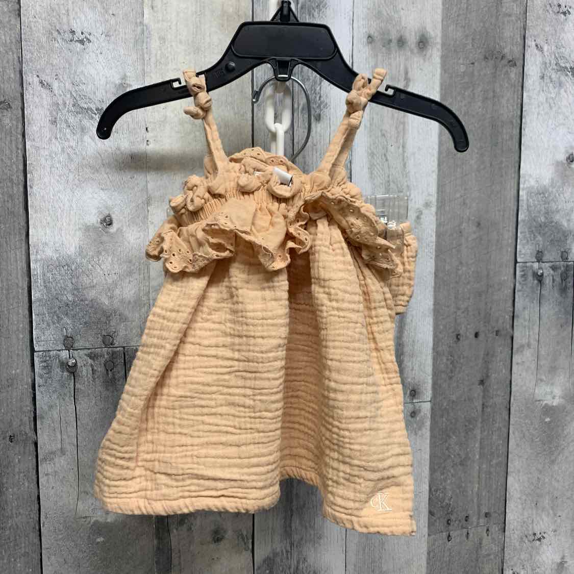 Size 3/6 Tan Calvin Klein 2pc Dress