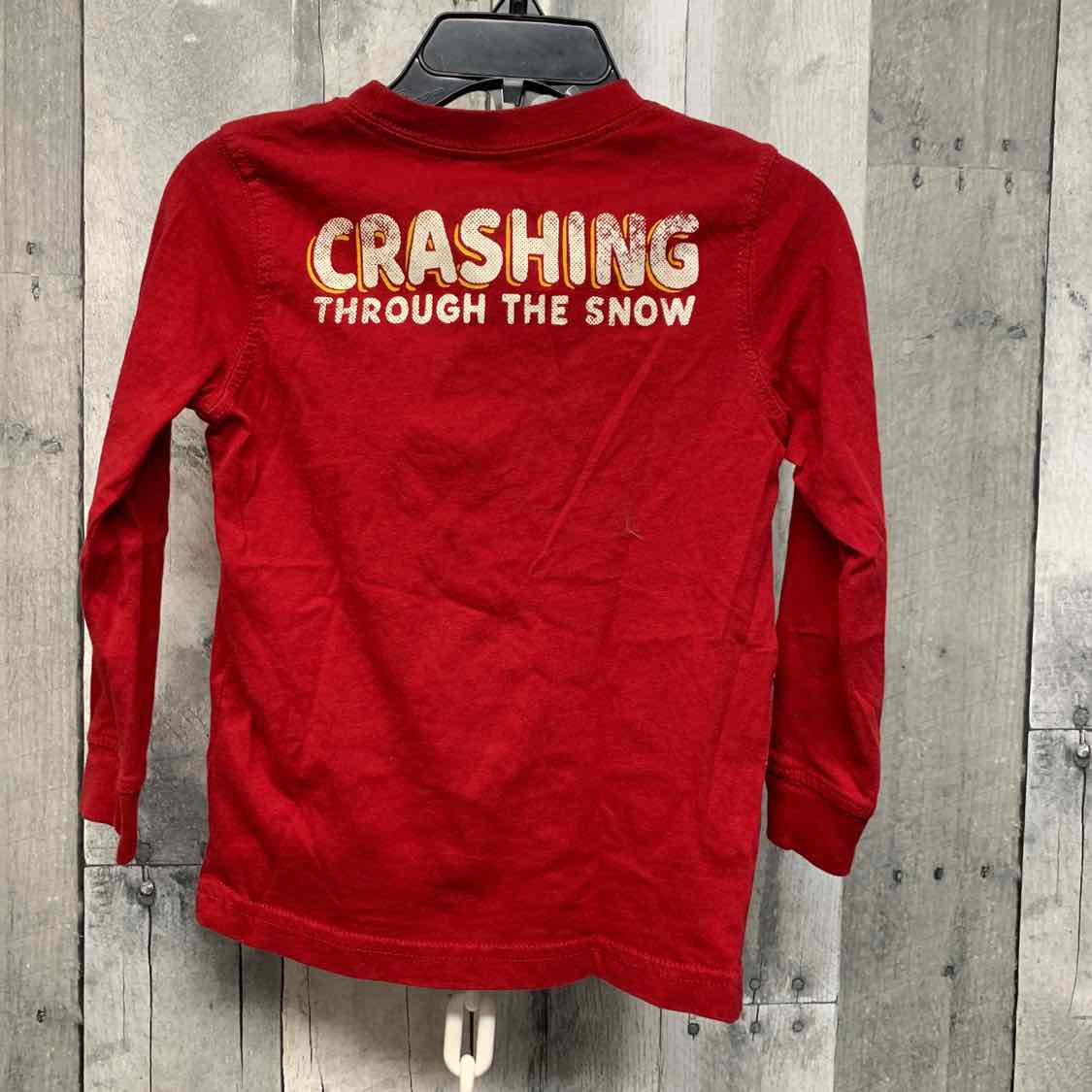 Size 2T Red Graphic Carter's Long Sleeve Shirt