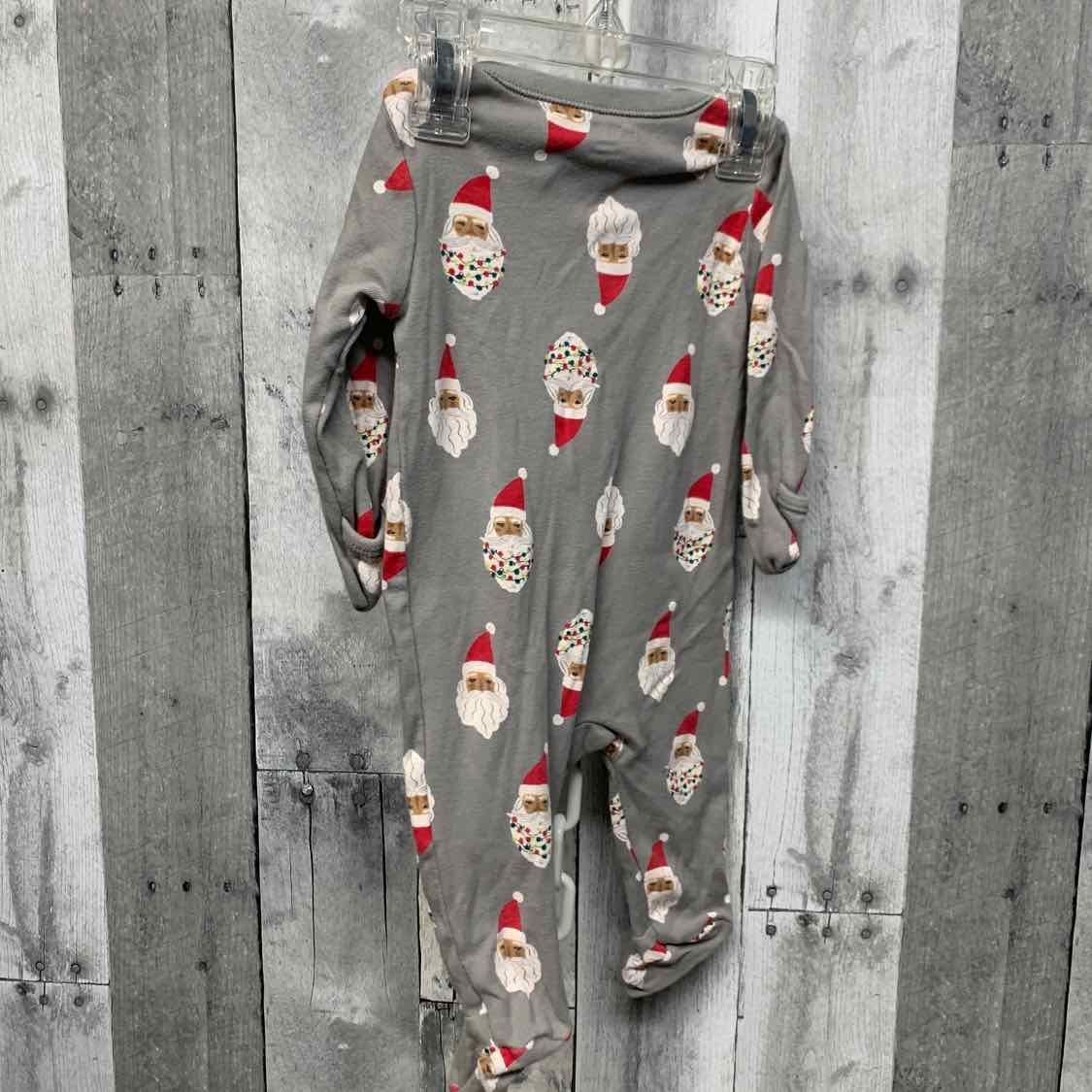 Size 3-6 Months Gray Print Old Navy Footy PJs