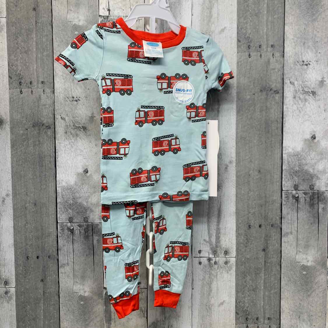 Size 18 Months Blue/Red Bon Bebe 2pc PJs - OodlesCB