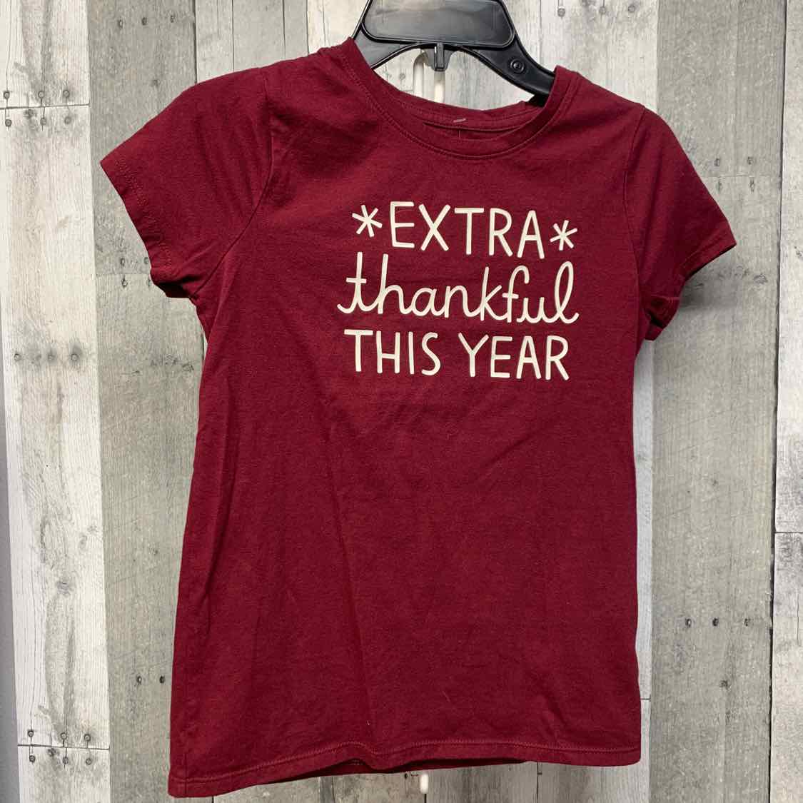 Size 7/8 Burgundy Cat & Jack T Shirt