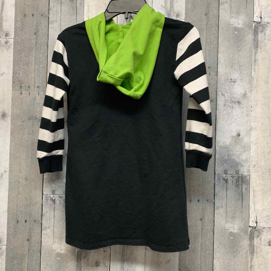 Size 6/6X Black/Green Mid Brand Dress