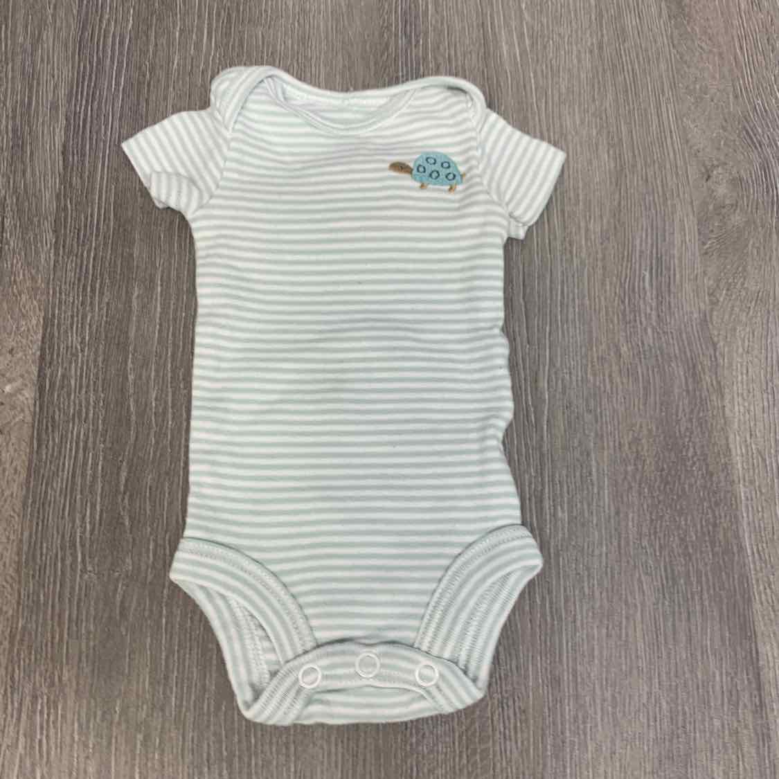 Size Preemie Green/White Simple Joys Bodysuit