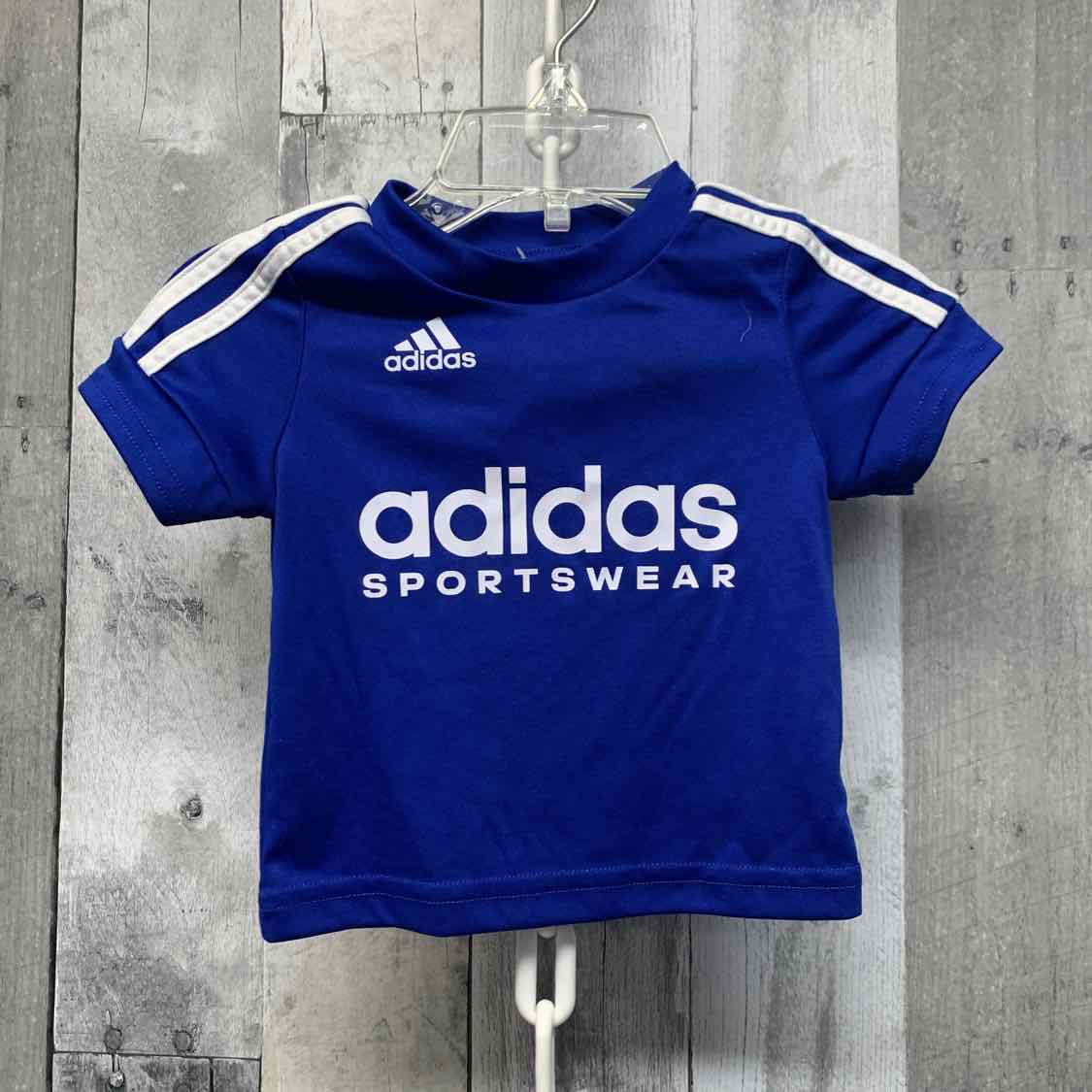 Size 3 Months Blue Sport Brand T Shirt - OodlesCB