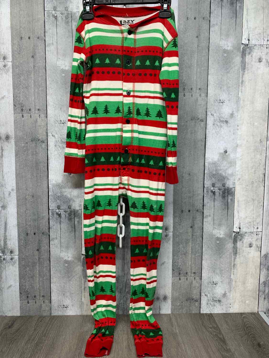 Size 6 Red/Green B Brand Footy PJs