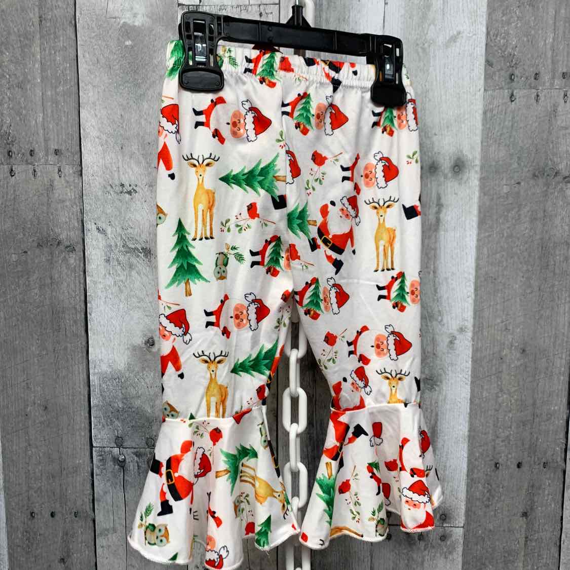 Size 6-9 Months White Print B Brand Athletic Pants