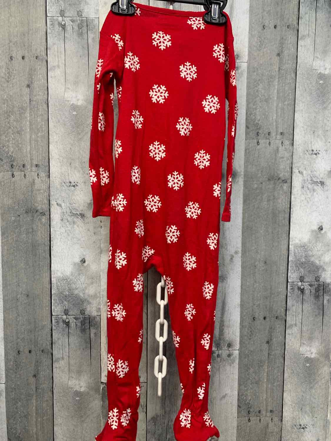 Size 3T Red Print Carter's Footy PJs