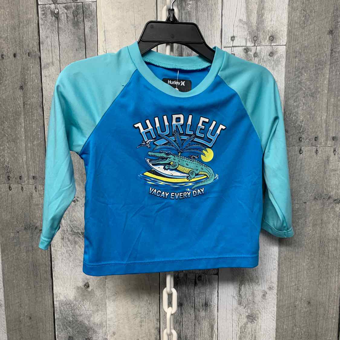 Size 12 Months Blue Hurley Swim Top