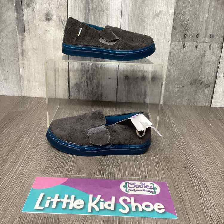 Size 6 Gray/Teal Toms Loafers