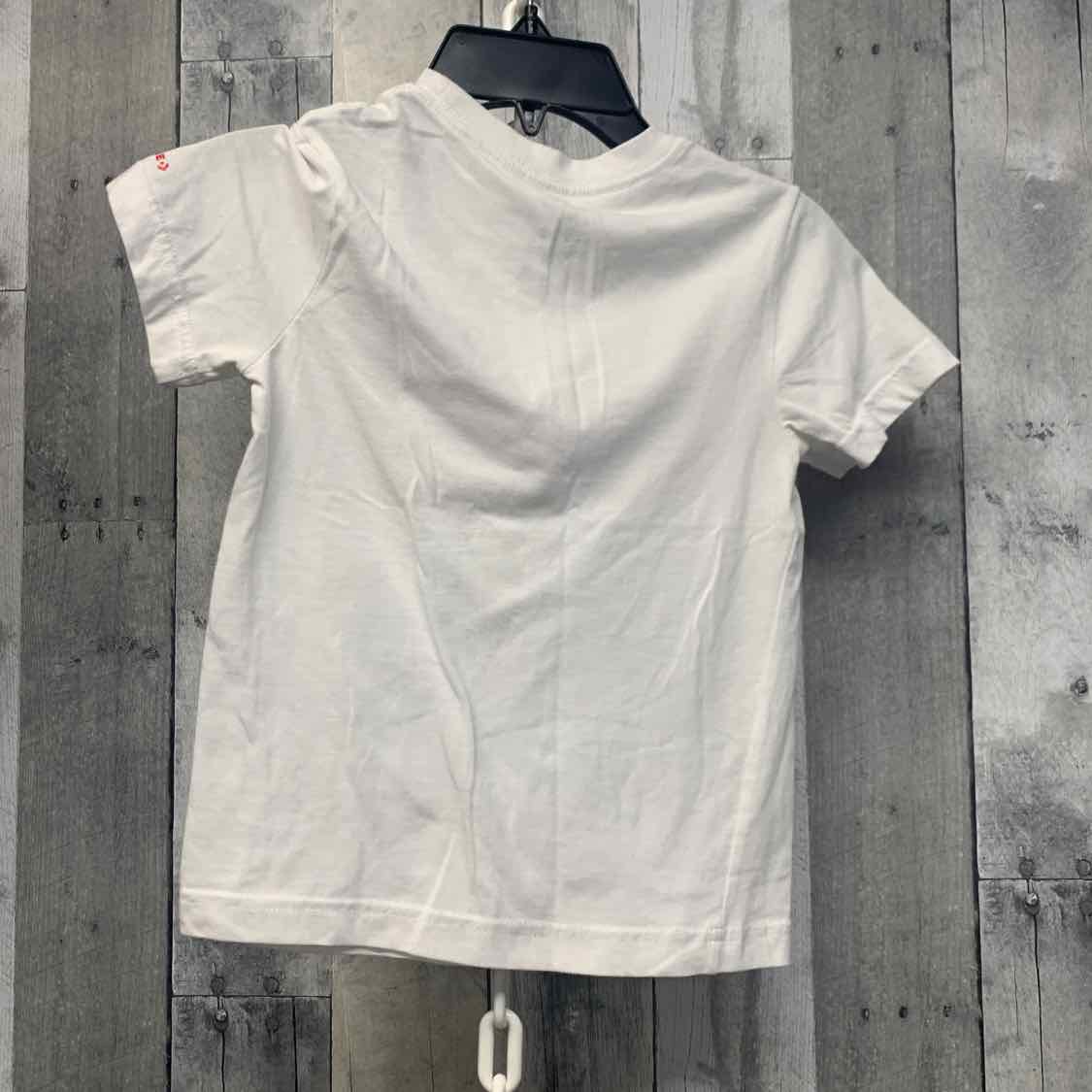 Size 6 White/Red Converse T Shirt