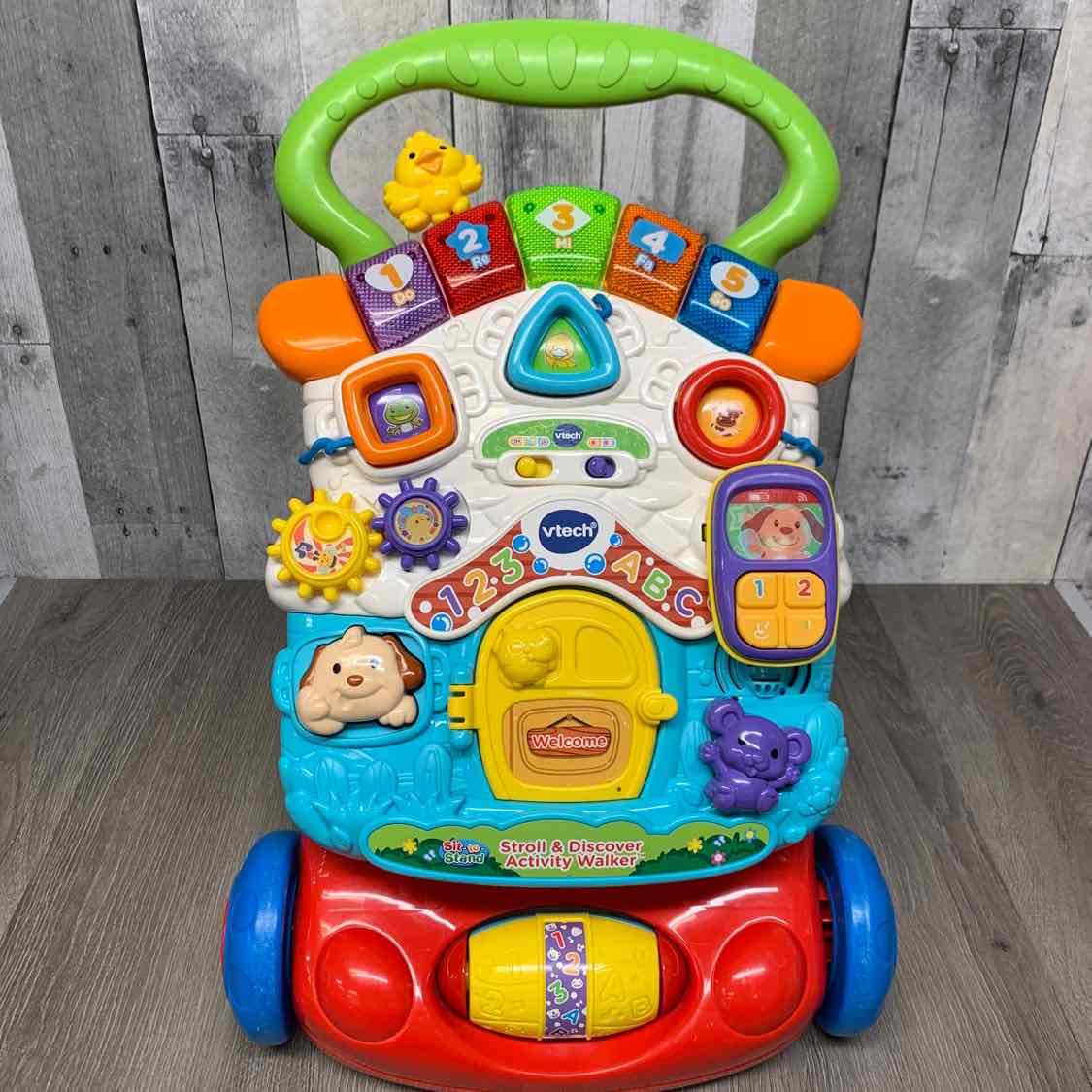 VTech White/Red Activity Walker