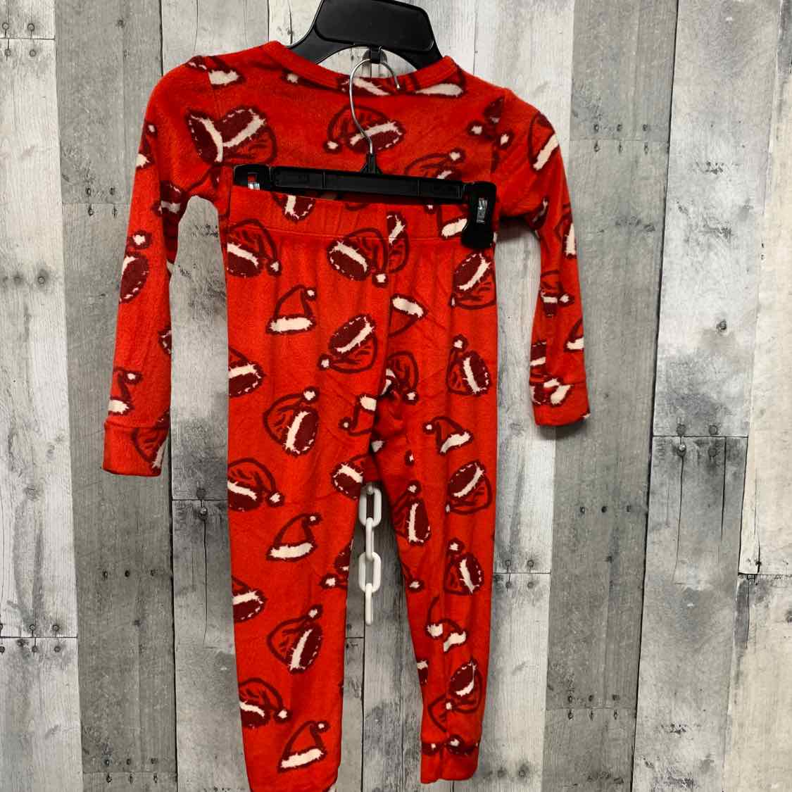 Size 4 Red Print Cat & Jack 2pc PJs