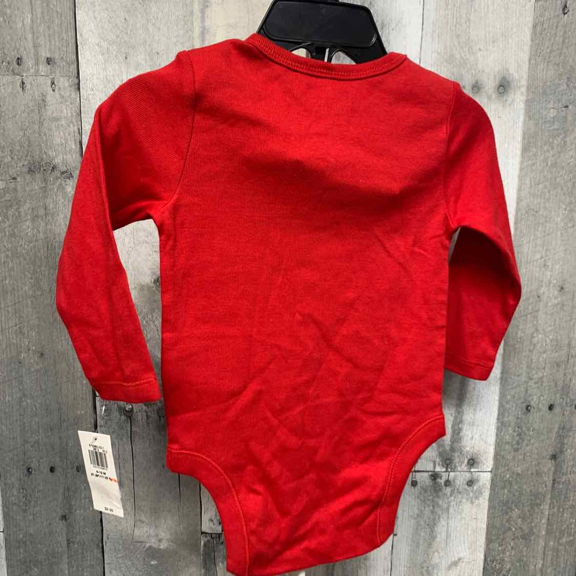 Size 6-12 Months Red Graphic Old Navy Bodysuit