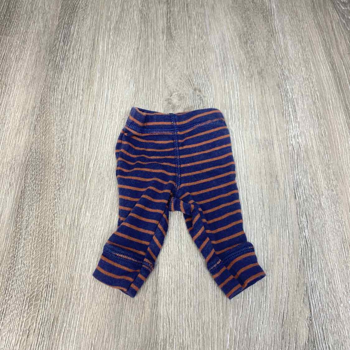 Size Preemie Navy Striped Carter's Athletic Pants