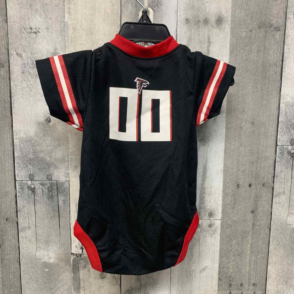Size 3-6 Months Black/Red Team Apparel Bodysuit