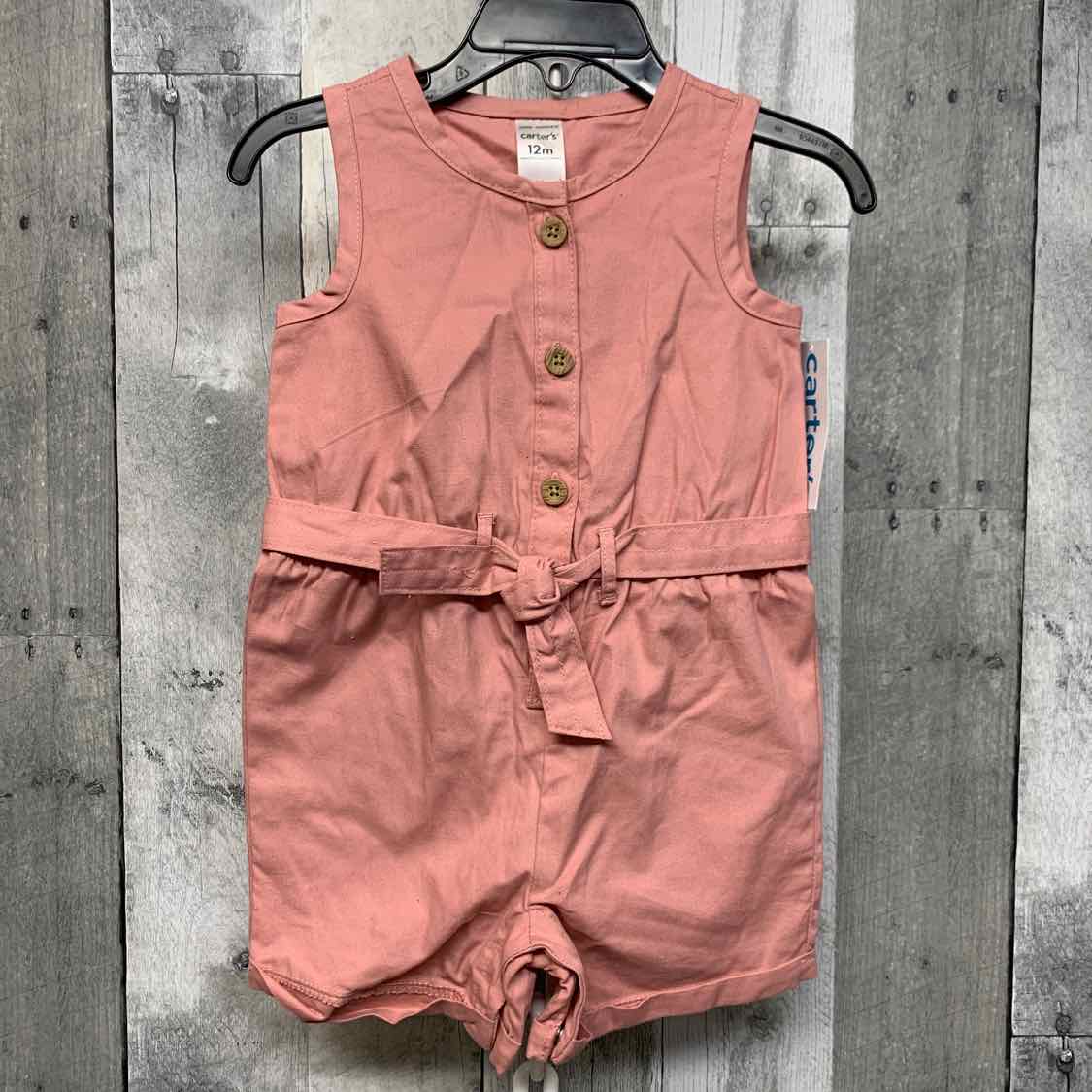 Size 12 Months Pink Carter's Romper