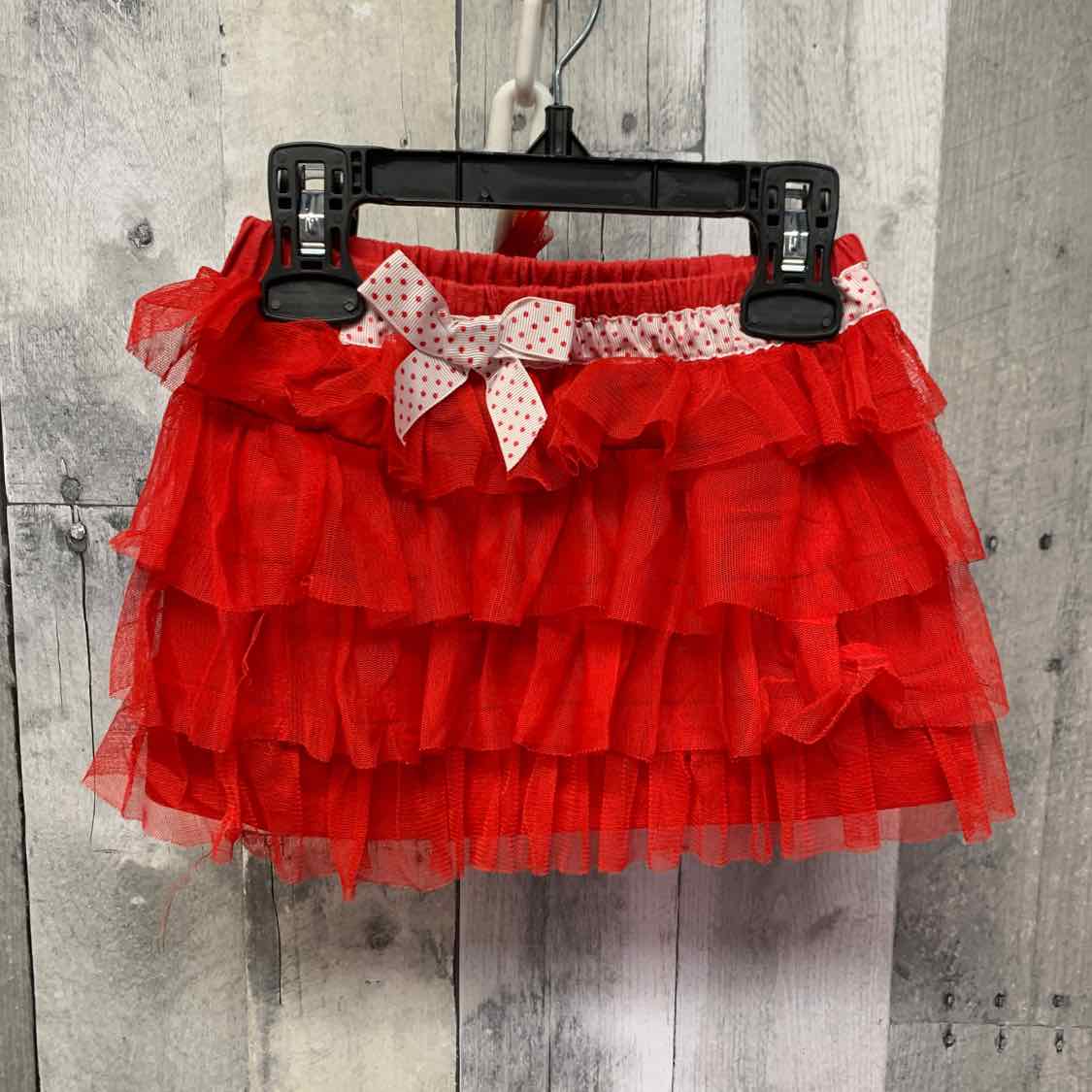 Size 3T Red Young Hearts Skirt