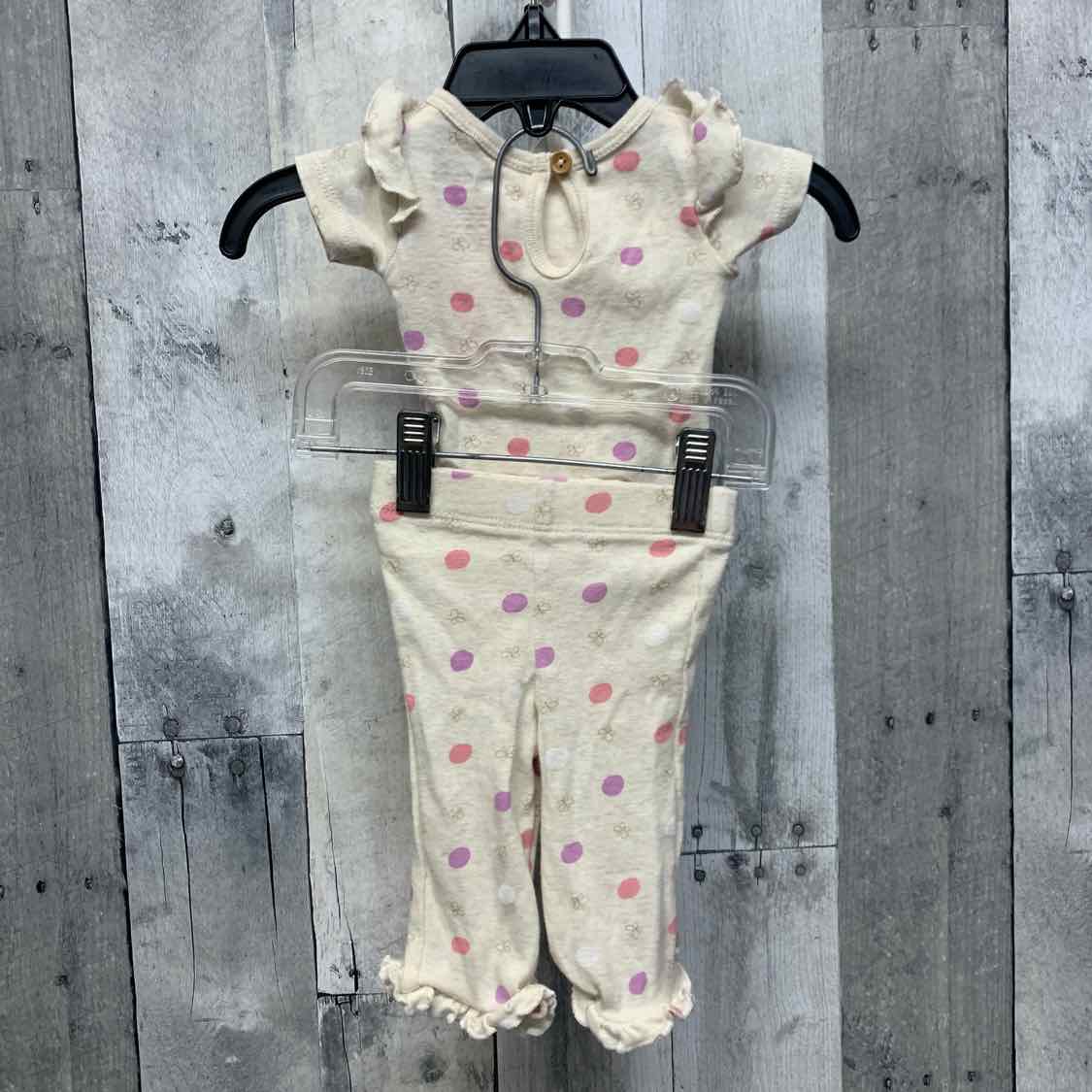 Size Newborn Tan Print B Brand Shirt/Leggings