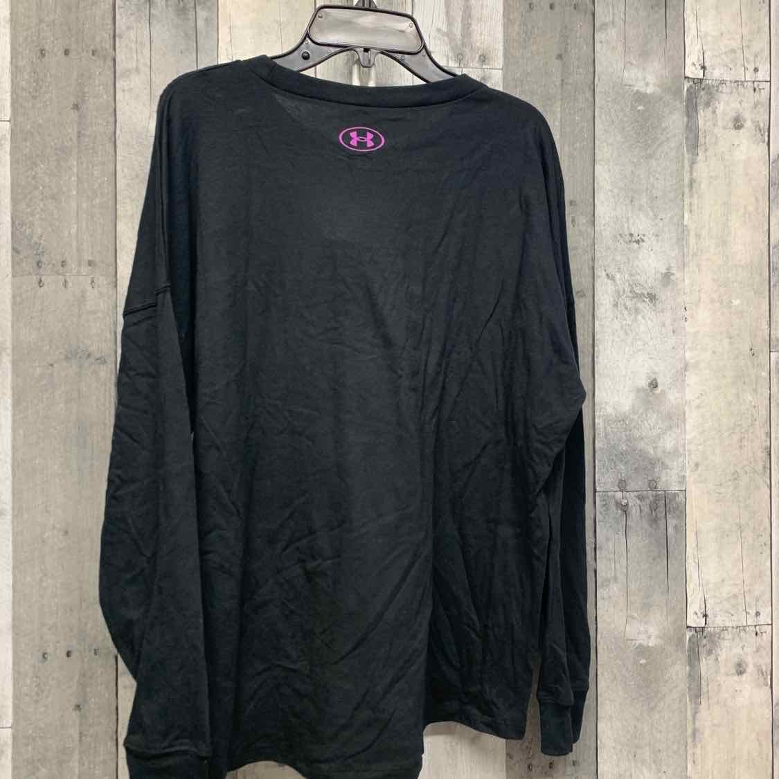 Size Large Black Sport Brand Long Sleeve Shirt