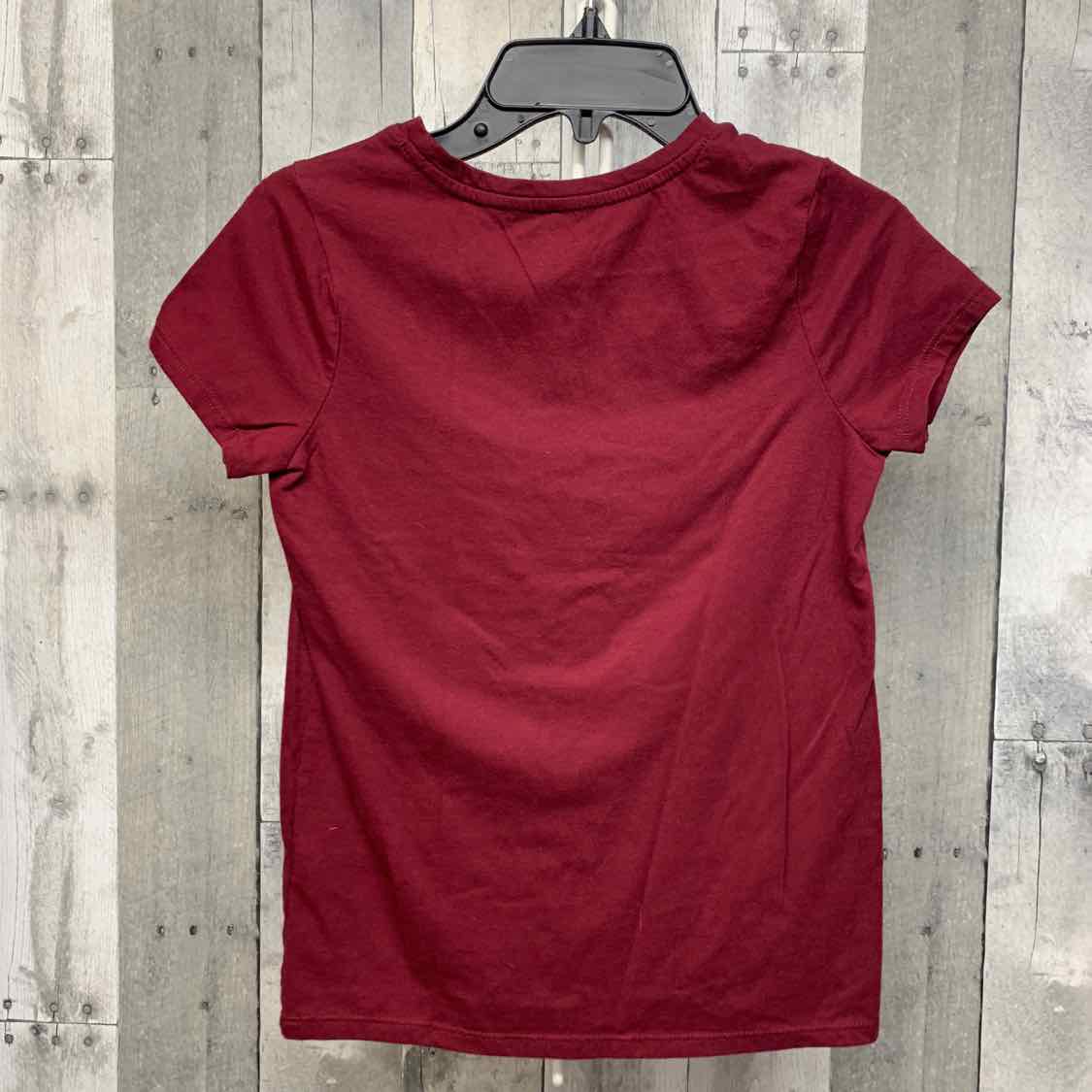 Size 7/8 Burgundy Cat & Jack T Shirt