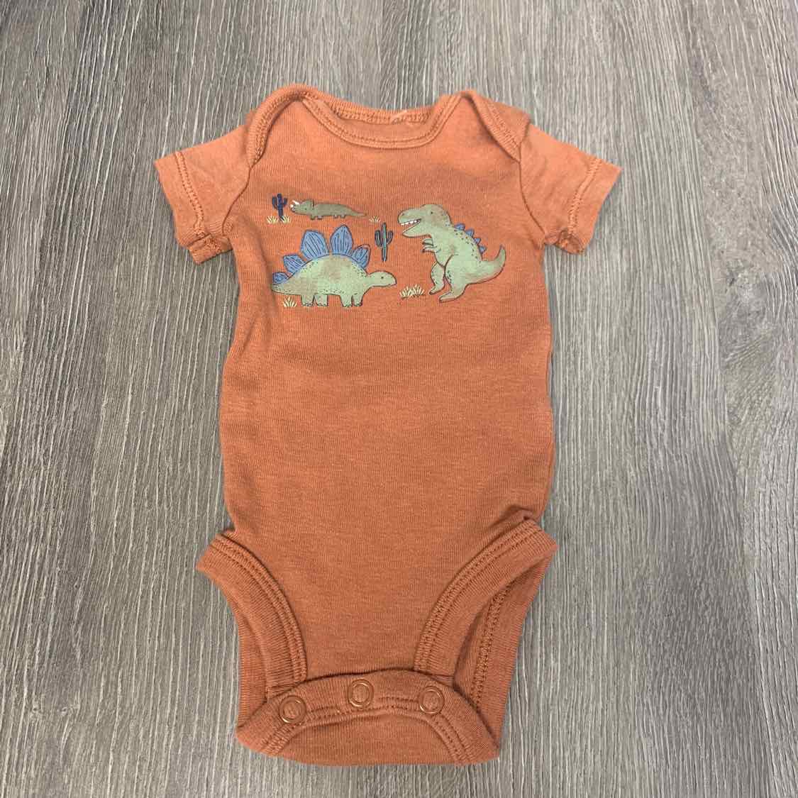 Size Preemie Orange/Green Carter's Bodysuit