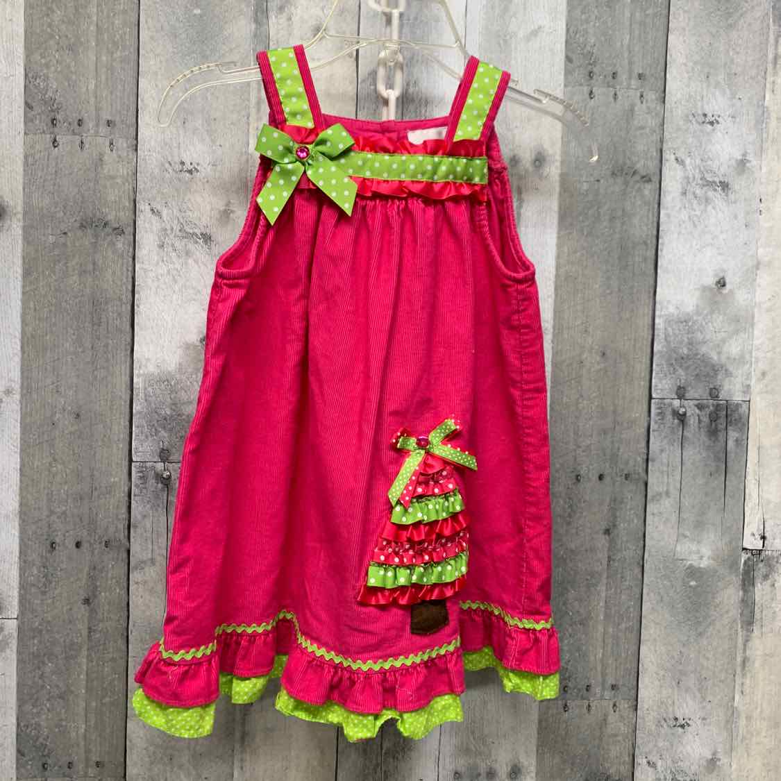 Size 4T Pink/Green Rare Editions Dress