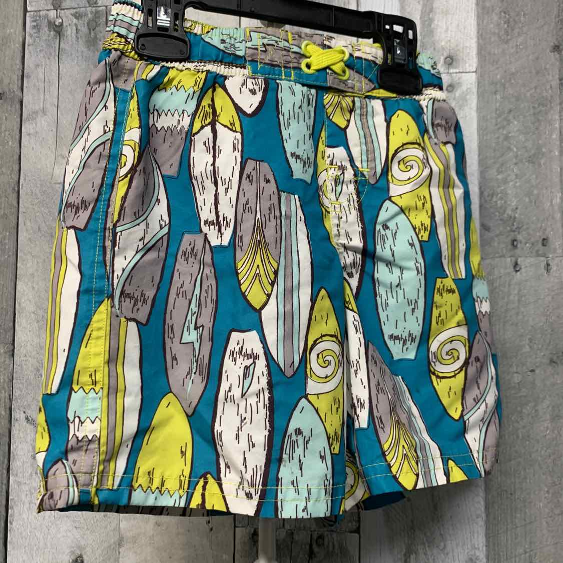Size 2T Teal/Green iXtreme Swim Trunks