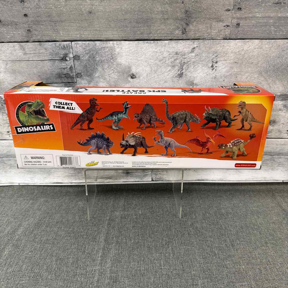 Kid Galaxy Gray Dinosaur Playset