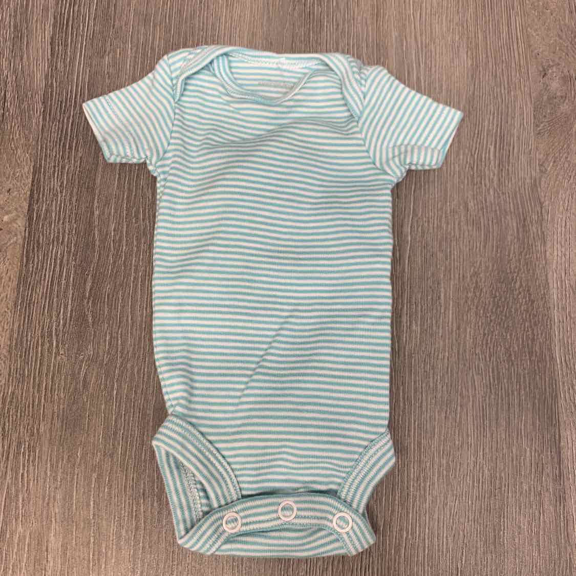 Size Preemie Teal/White Simple Joys Bodysuit