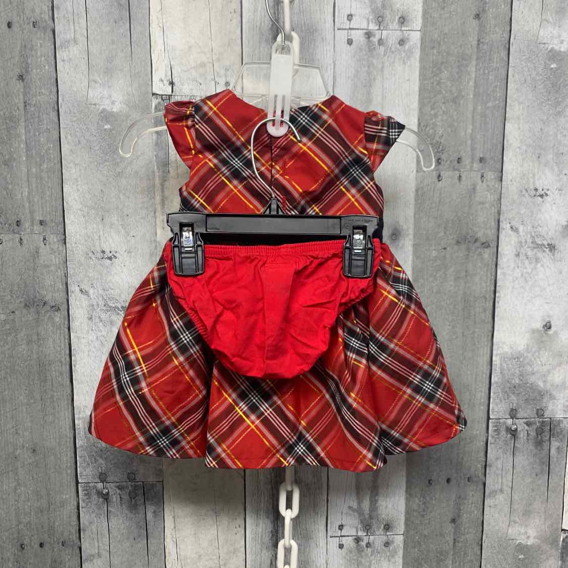 Size 3 Months Red Just One You Dress