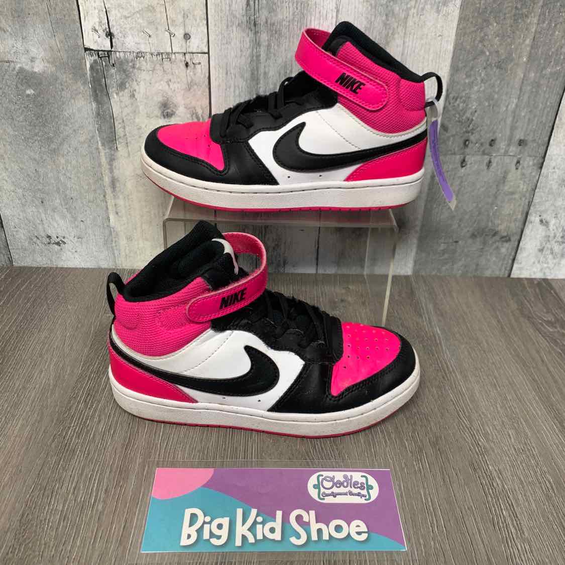 Size 2 Pink/Black Sport Brand Sneakers
