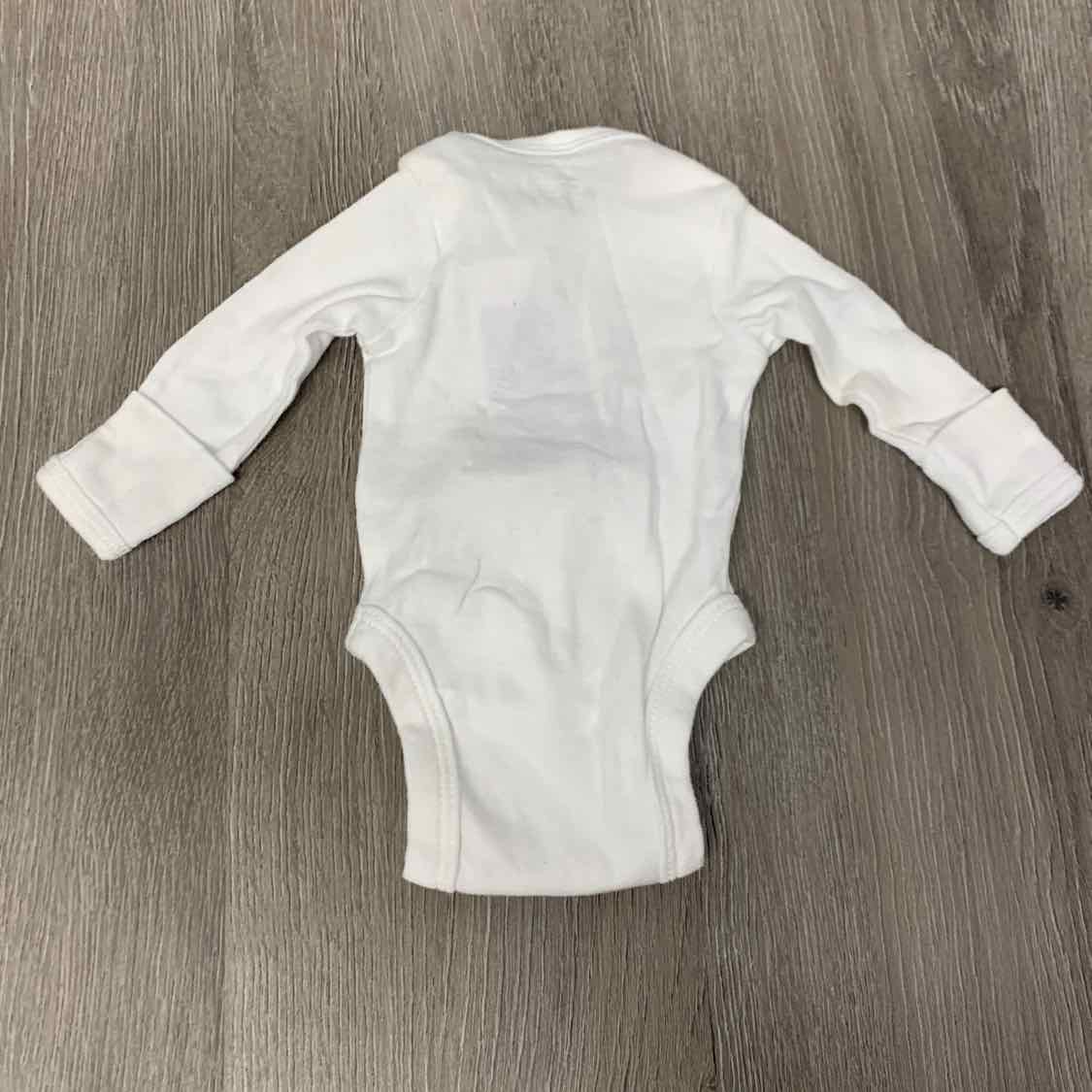 Size Preemie White Gerber Bodysuit