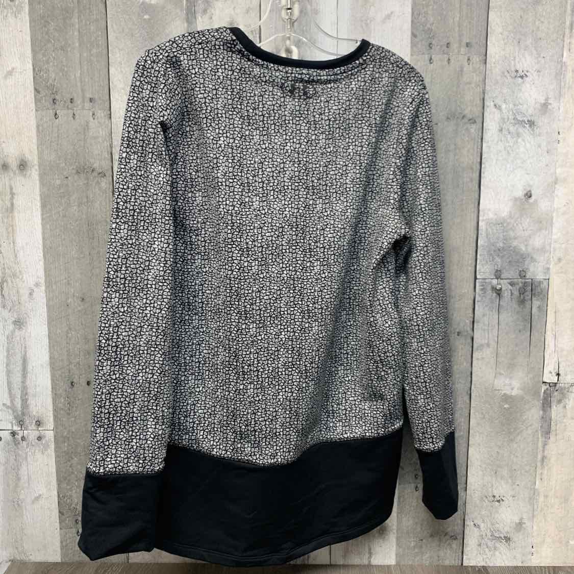 Size XLarge Black/Gray Sport Brand Long Sleeve Shirt