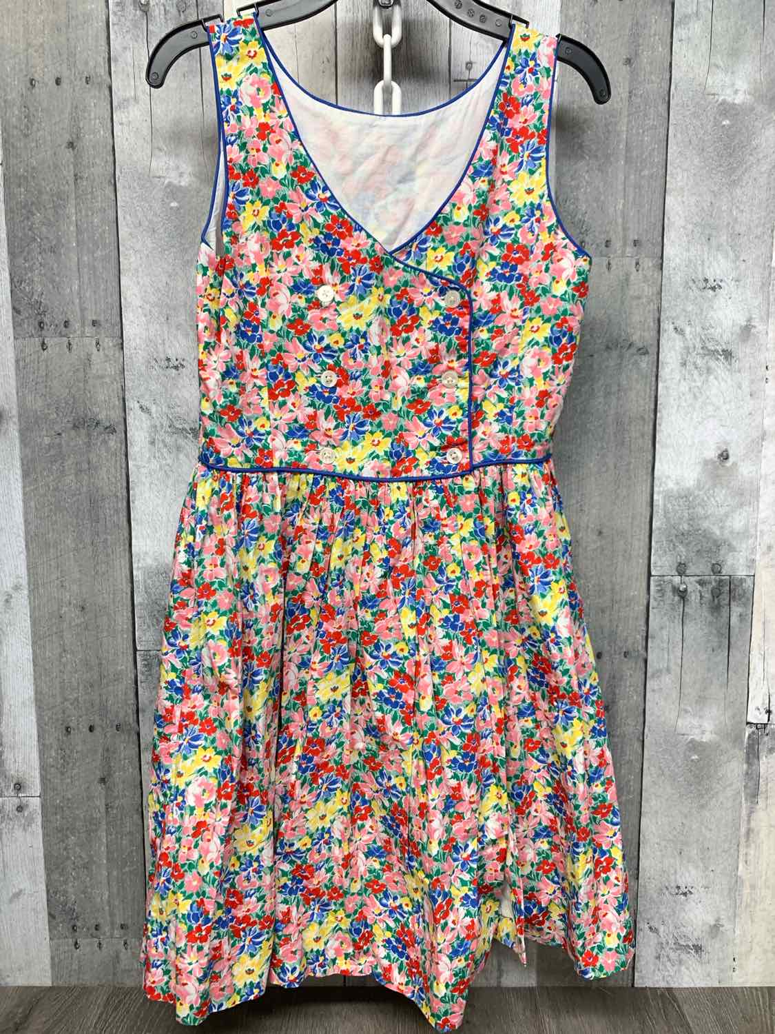 Size 14 Blue/Pink Ralph Lauren Dress