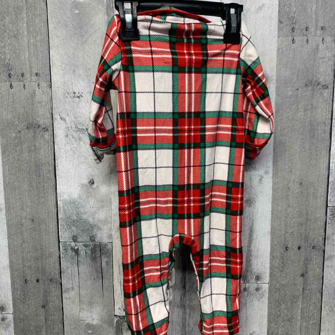 Size 6 Months White/Red Carter's Romper