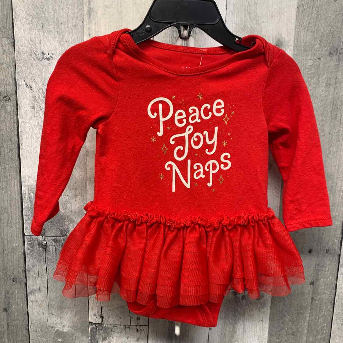Size 6-9 Months Red/White Cat & Jack Romper