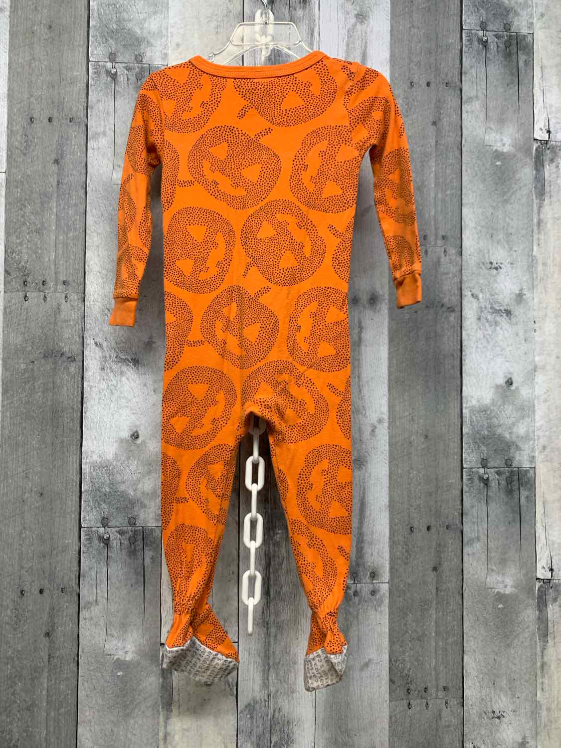 Size 24 Months Orange Print Carter's Footy PJs