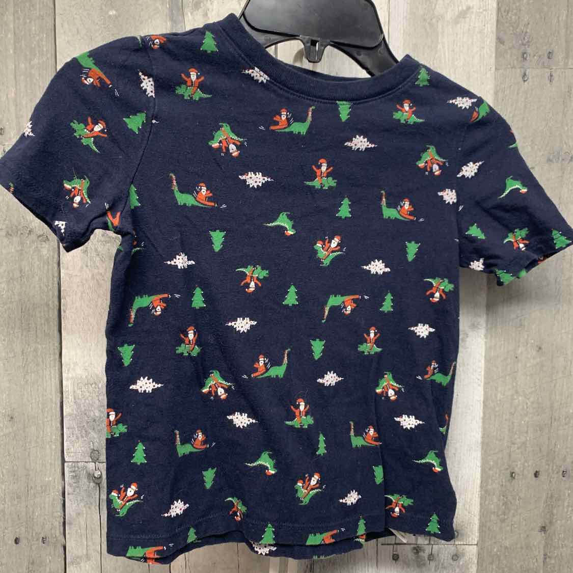 Size 5T Navy Print Old Navy T Shirt