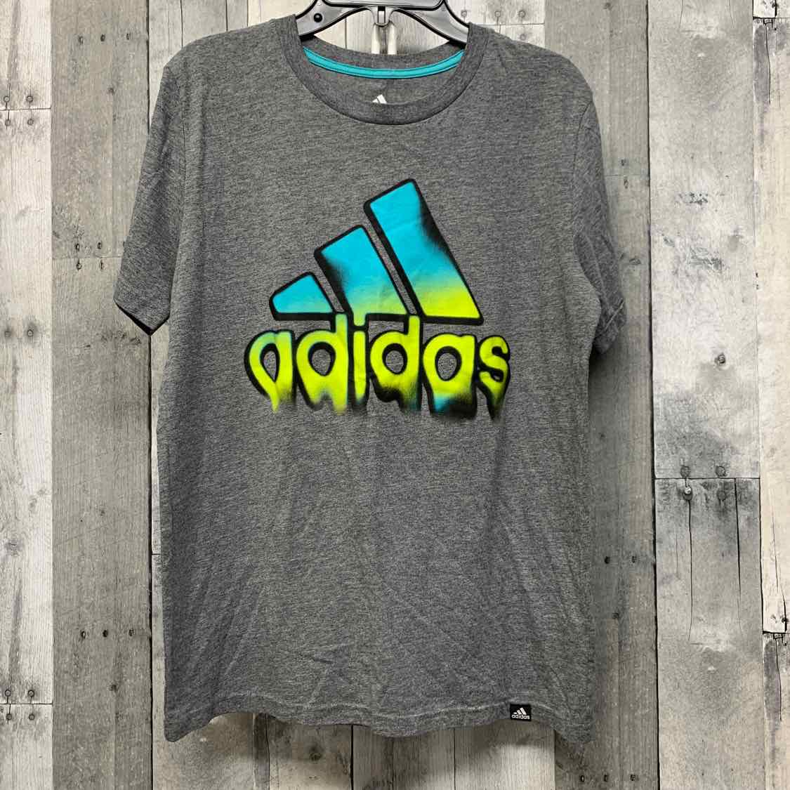 Size 14/16 Gray Graphic Sport Brand T Shirt