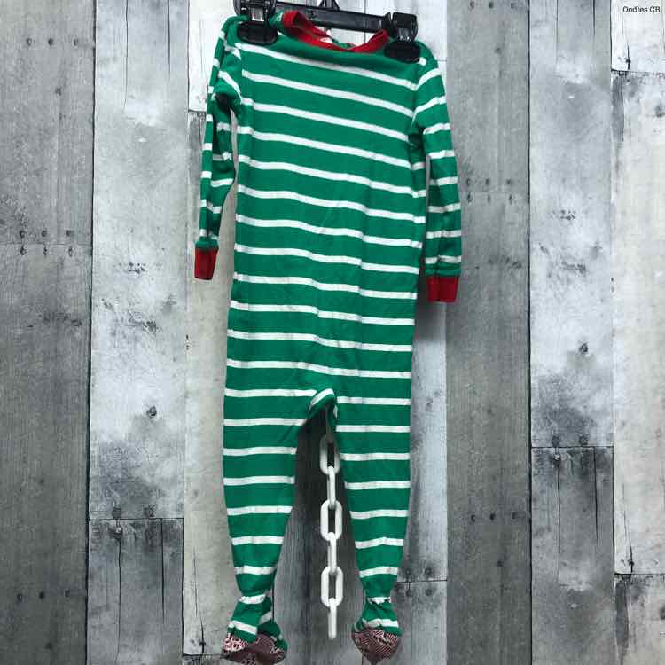 Size 18 Months Gray/White Just One You Footy PJs