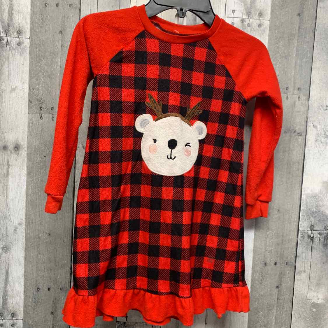 Size 4/5 Red/Black Holiday Brands Nightgown