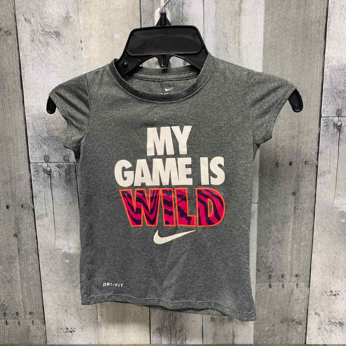 Size 4T Gray/Pink Sport Brand T Shirt